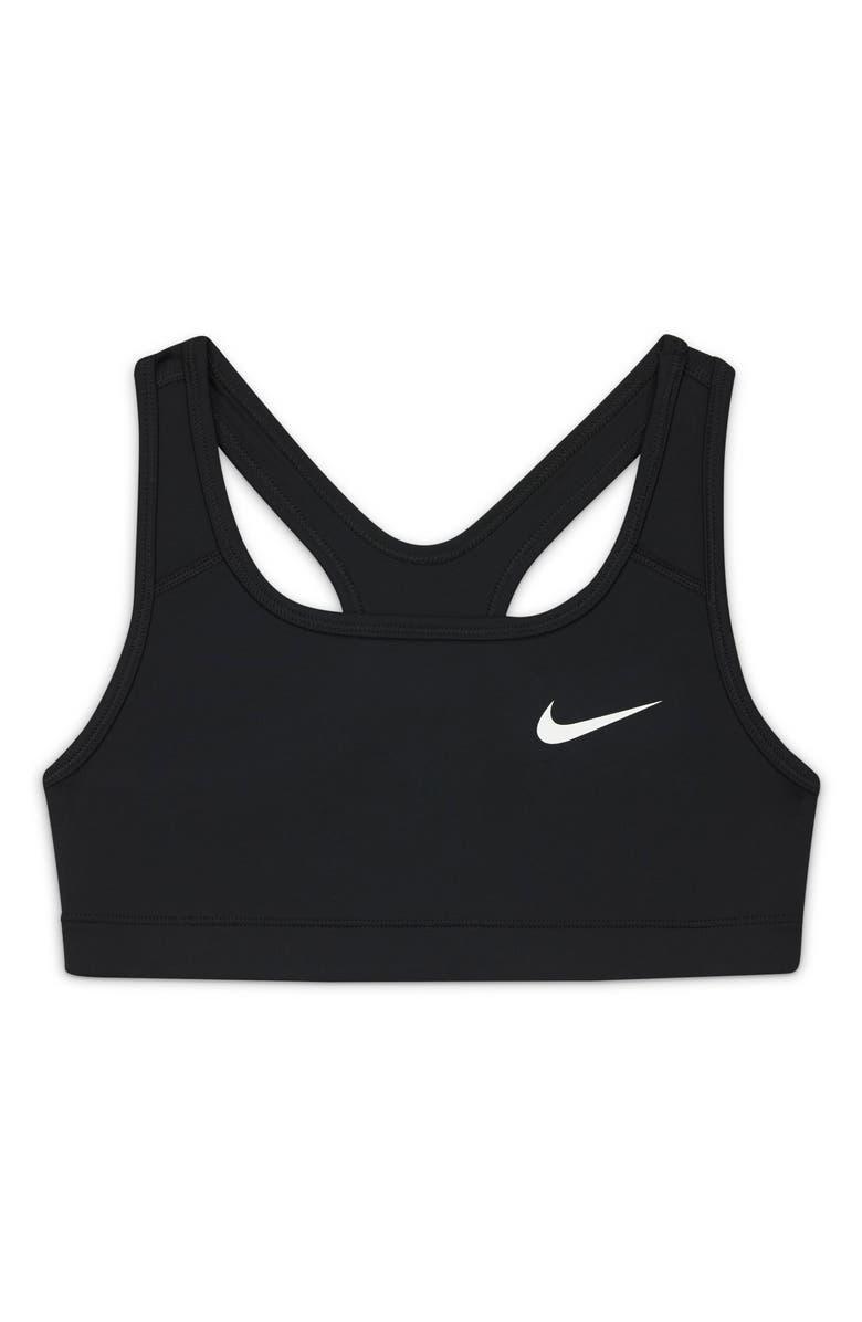Nike Swoosh Sports Bra - Black/White (DA1030-010)