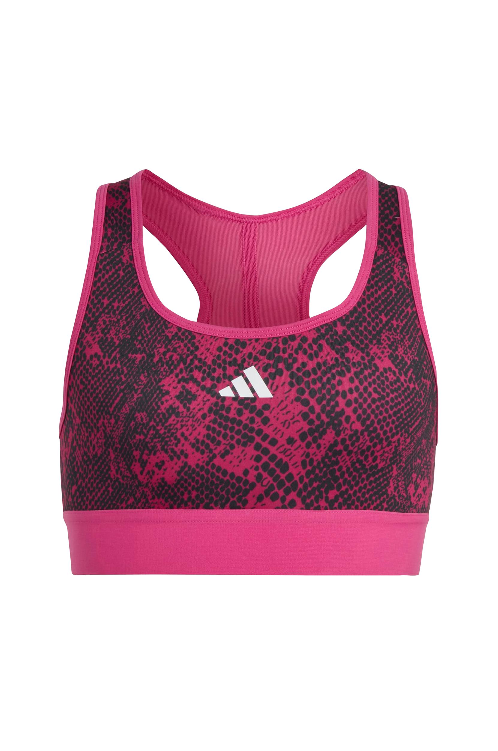 adidas Training Aeroready Powerreact Animal Print Padded Sport-behå Flickor