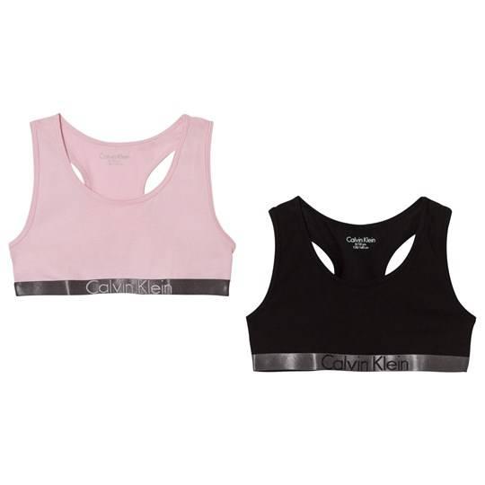Calvin Klein Customized Stretch Girls Bralettes 2-pack - Black/Unique