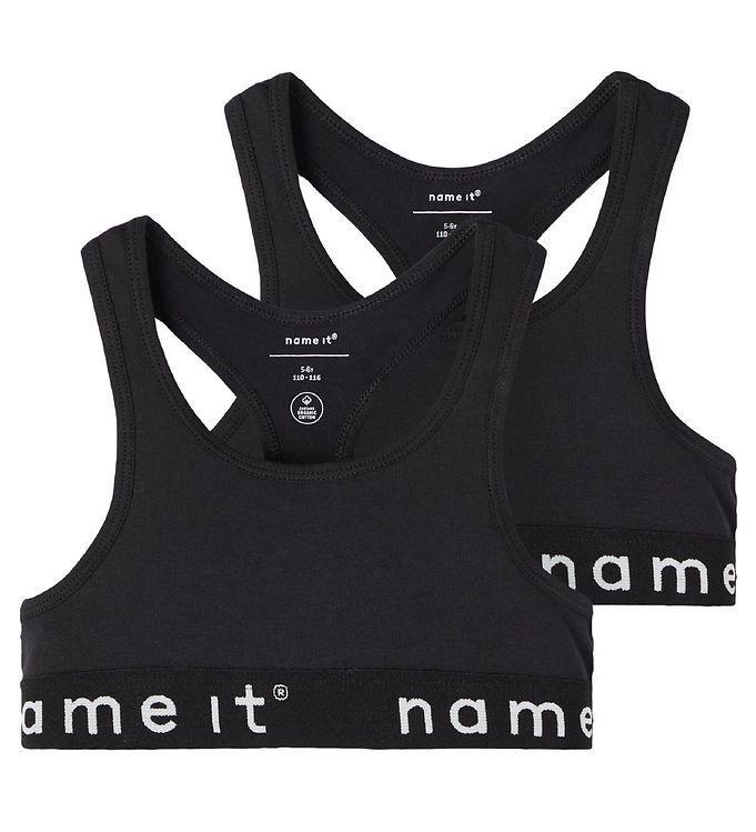 Name It Short Top without Sleeves 2-pack - Black