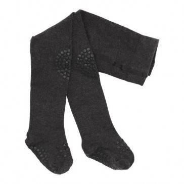 Go Baby Go Crawling Tights - Dark Grey Melange