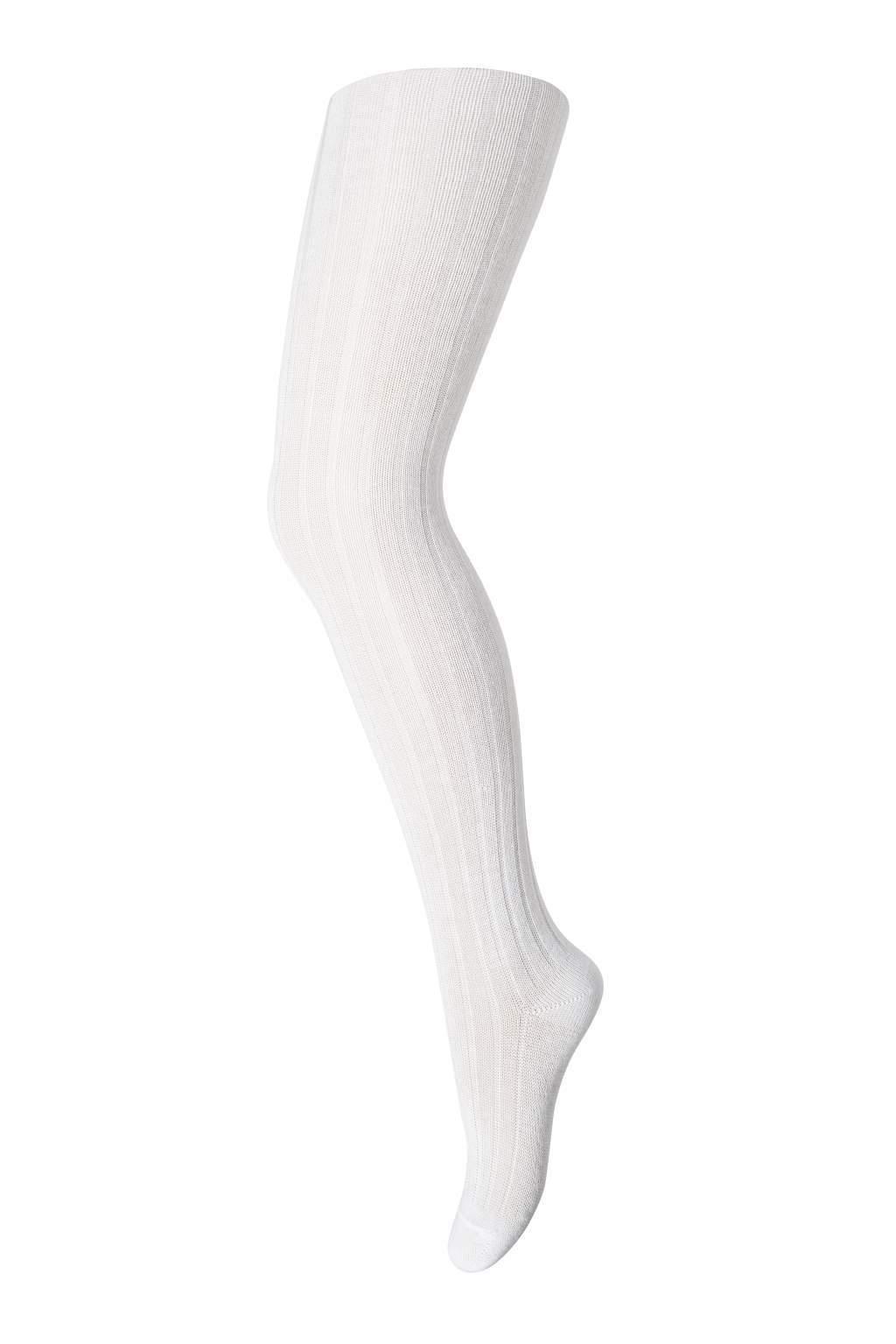 mp Denmark Cotton Rib Tights - Snow White (130-432)