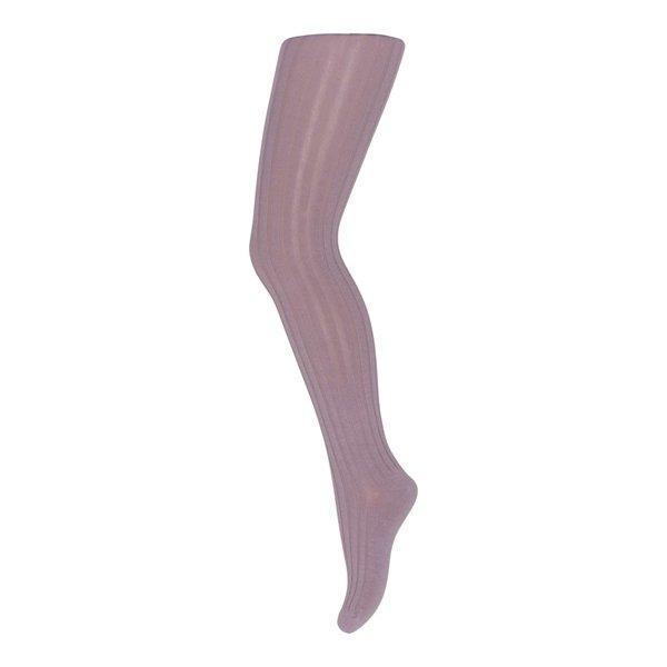 mp Denmark Cotton Rib Tights - Lilac Shadow (130-685)