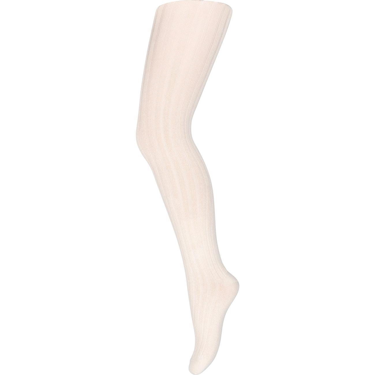 mp Denmark Cotton Rib Tights - Ecru (130-4109)