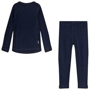 Reima Kid's Taitoa Thermo Underwear Set - Navy (536518-6980)
