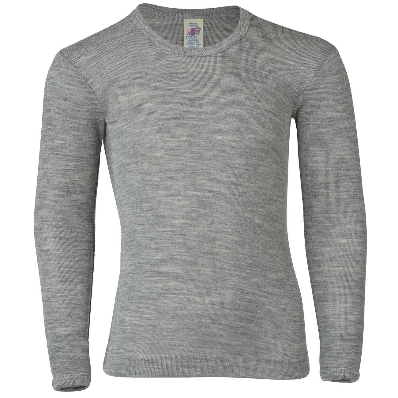 ENGEL Natur Long Sleeved Shirt - Light Grey Melange (707810-091)