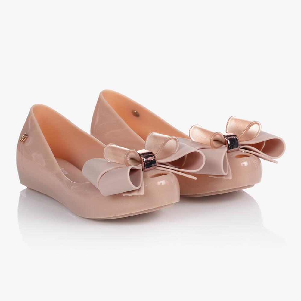 Ballerinaskor Melissa Mini Melissa Ultragirl Swwet 33552 Pink Glitter/Pink Rosa