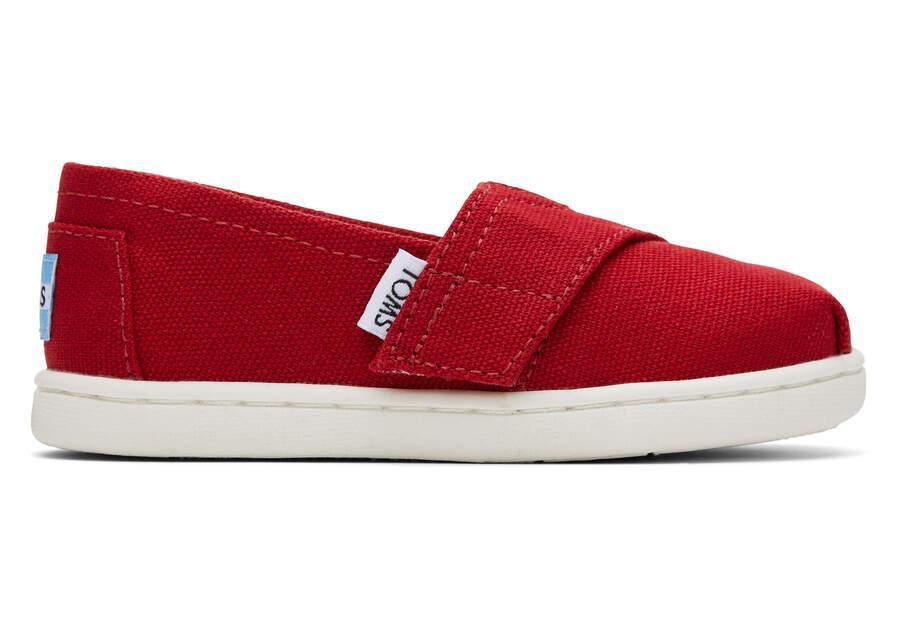 Toms Tiny Alpargata Canvas - Red