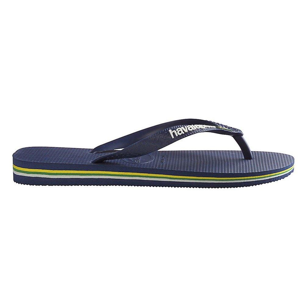 Havaianas Kid's Brasil Logo - Navy Blue