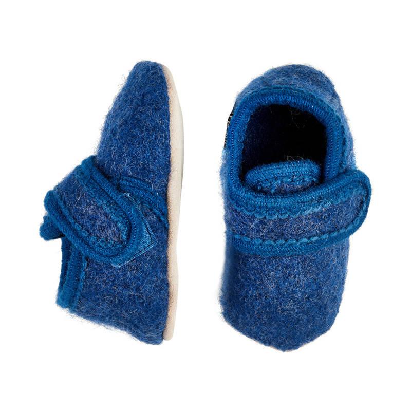 CeLaVi Baby Ullskor - Blue Melange