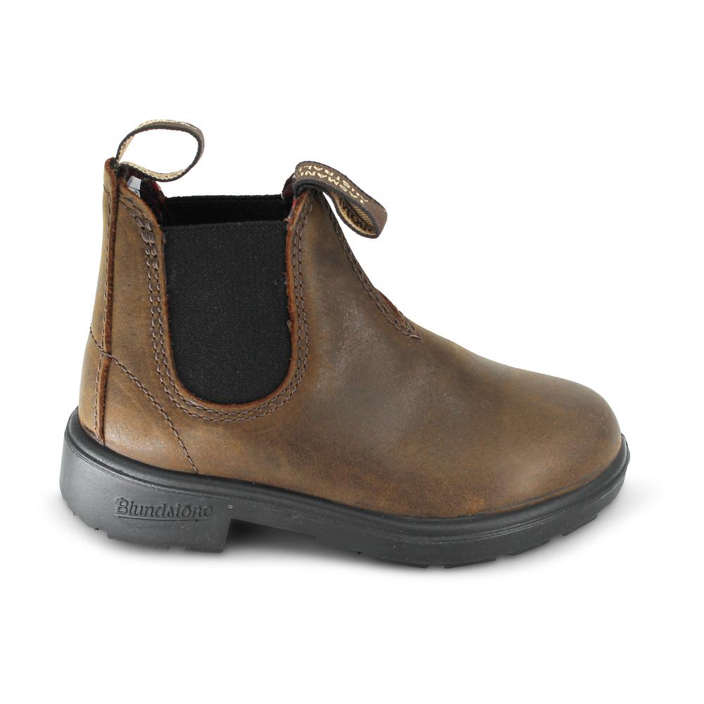 Blundstone Kid's Chelsea Boots - Antique Brown