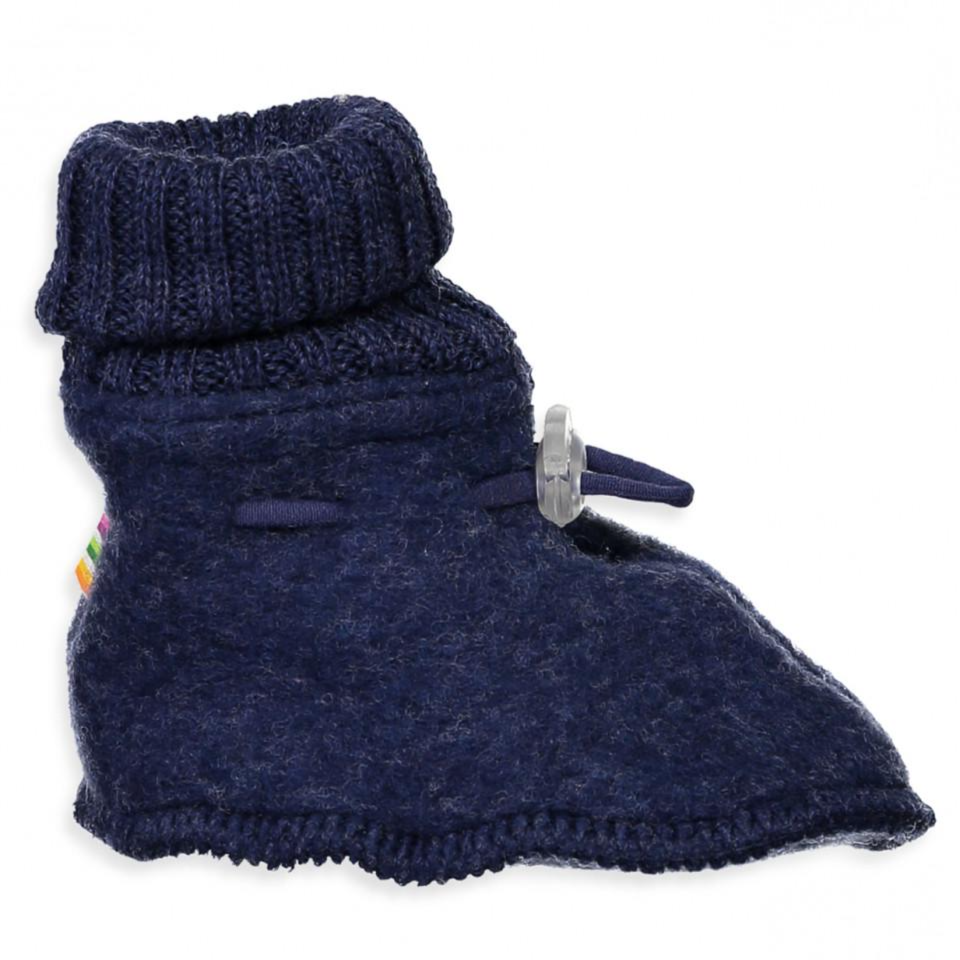 Joha Sleeping Booties - Dark Blue Melange