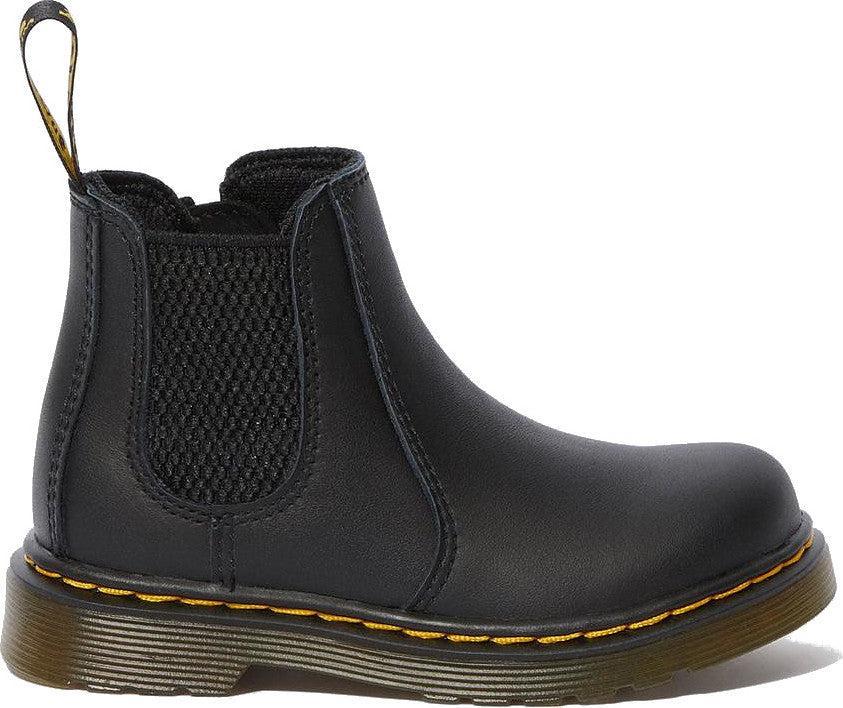 Dr. Martens Toddler 2976 Softy T Leather Chelsea Boots - Black Softy