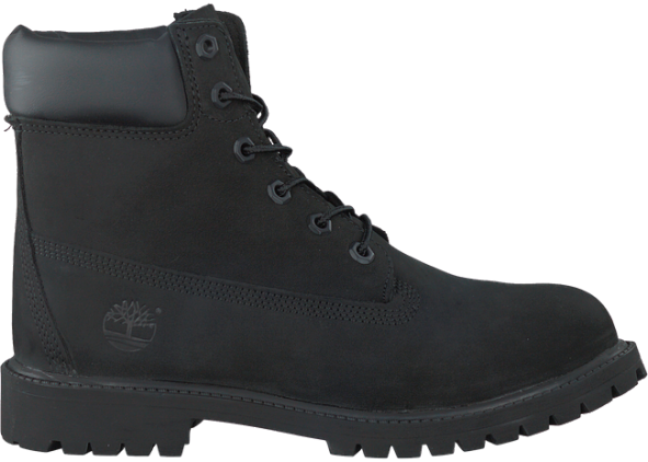 Timberland Junior Premium 6 Inch Boots - Black Nubuck