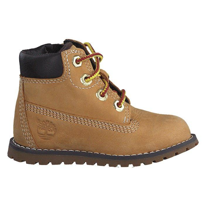 Timberland Toddler Pokey Pine 6-Inch Boots - Yellow