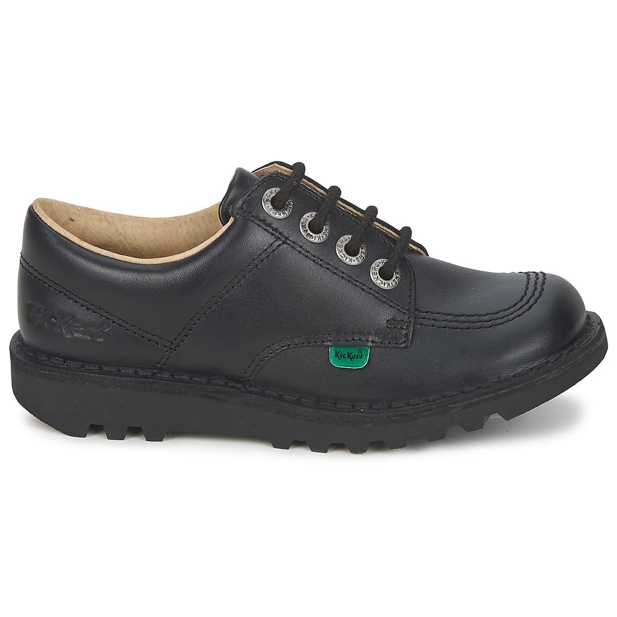 Kickers Junior Kick Lo Shoes - Black