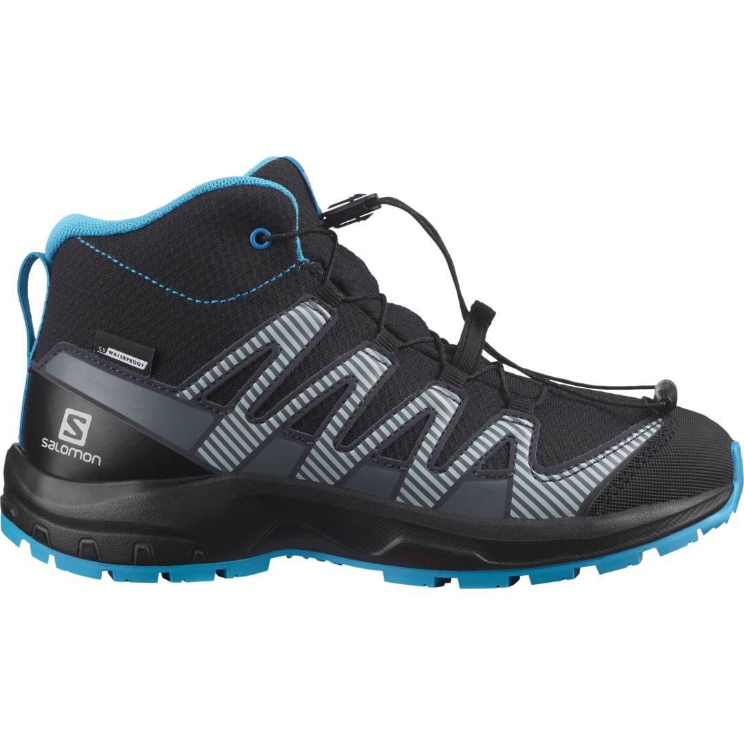 Salomon XA Pro V8 Mid CSWP Jr - Black/Monument/Hawaiian Ocean