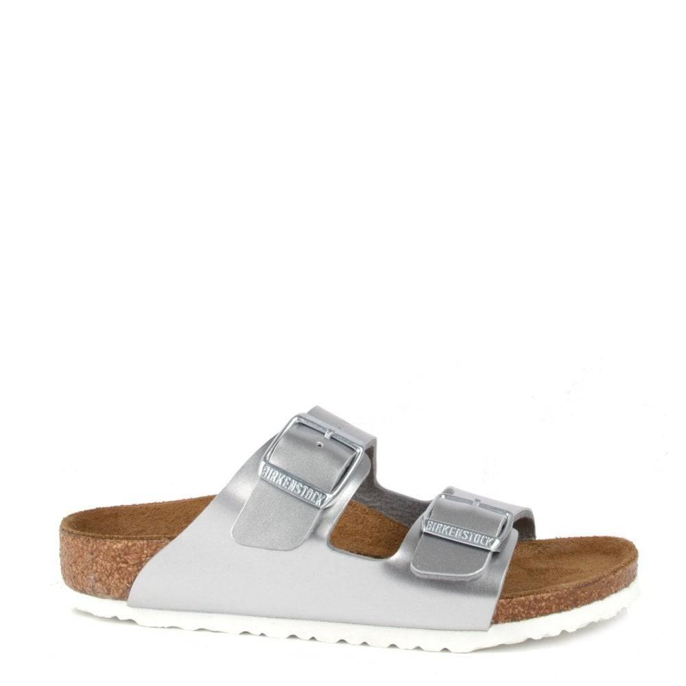 Birkenstock Kid's Arizona - Electric Metallic Silver