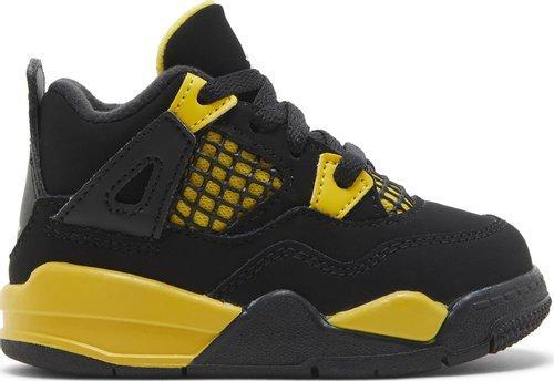 Nike Air Jordan 4 Retro Thunder TD - Black/Tour Yellow