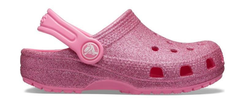 Crocs Kid's Classic Glitter - Pink Lemonade