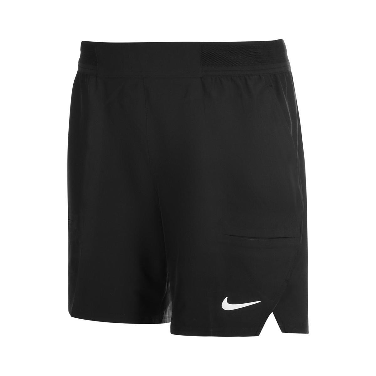 Nike Court Dri-FIT Advantage 18cm Tennis Shorts Men - Black/White