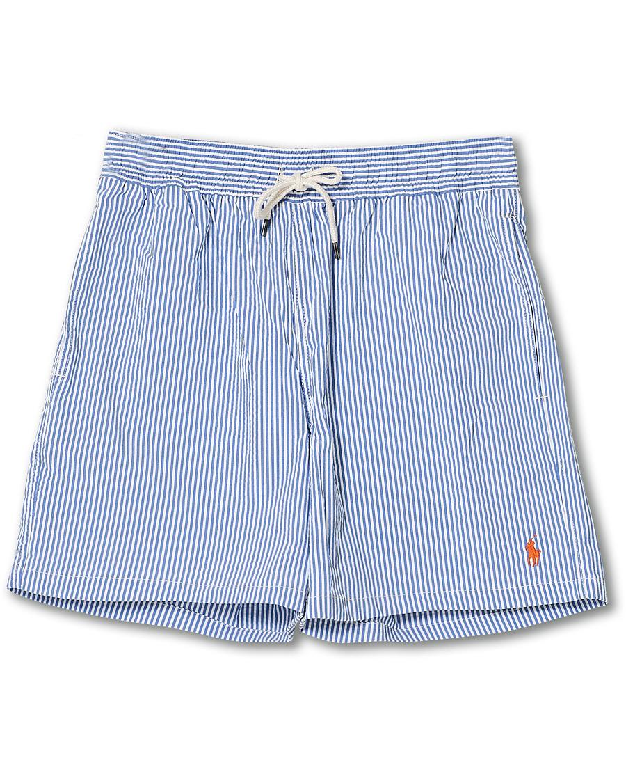 Polo Ralph Lauren Recycled Slim Traveler Swim Shorts - Cruise Seersucker