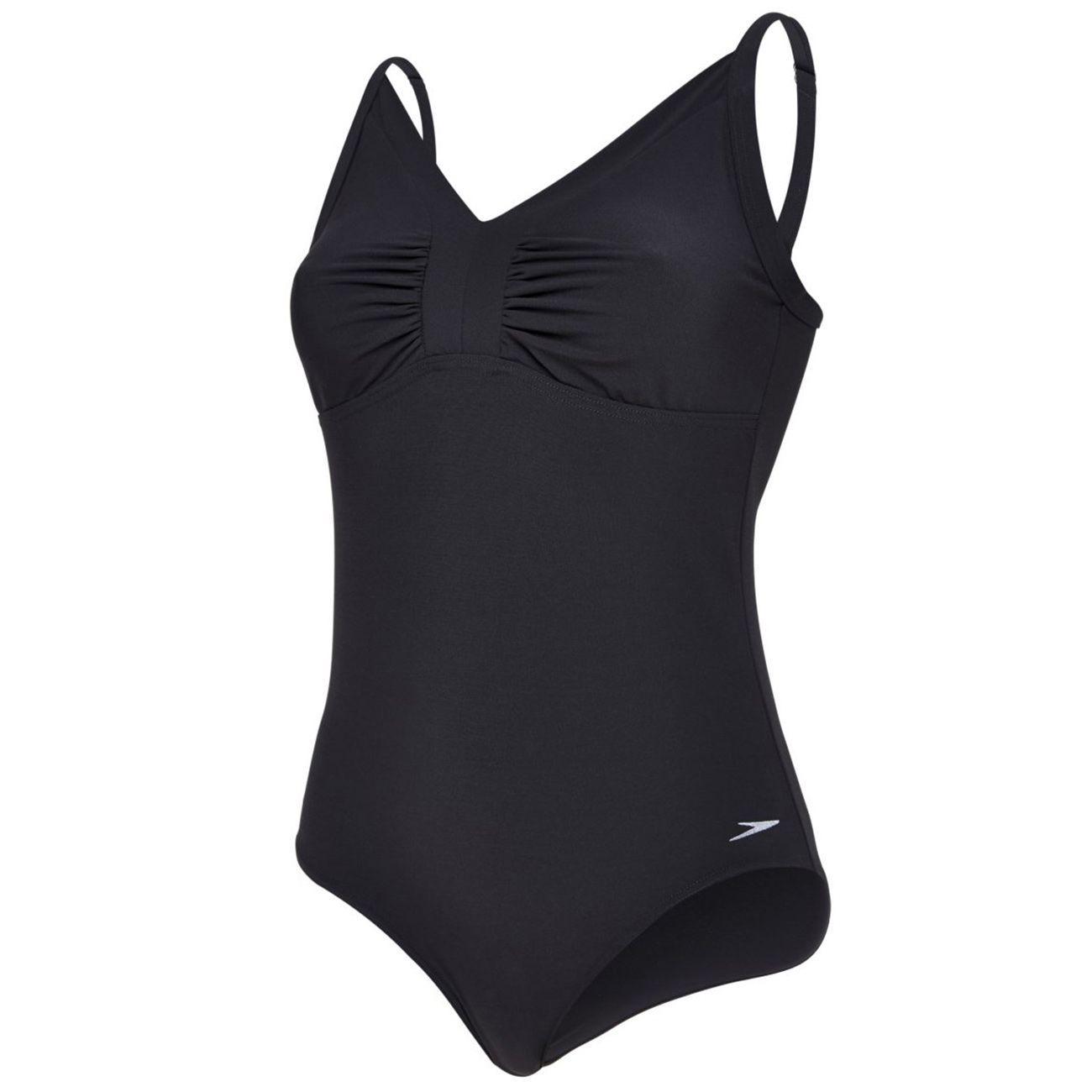 Speedo Sculpture Watergem Swimsuit - Black