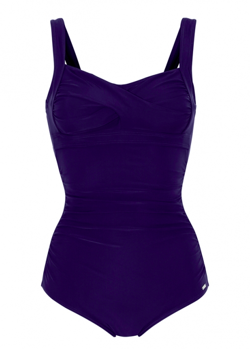 Abecita Capri Twisted Delight Swimsuit - Navy
