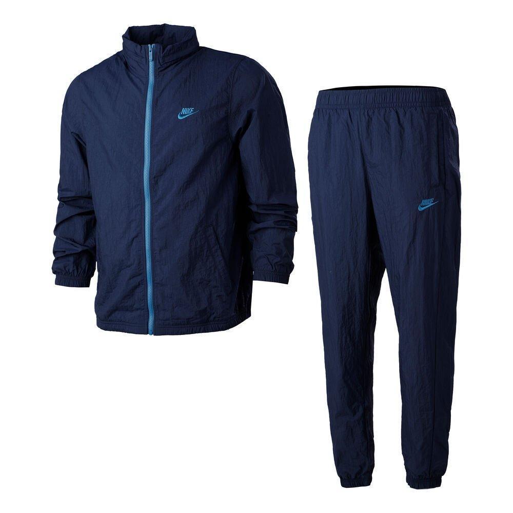 Nike Sport Essentials Woven Basic Tracksuit Men - Midnight Navy/Dk Marina Blue