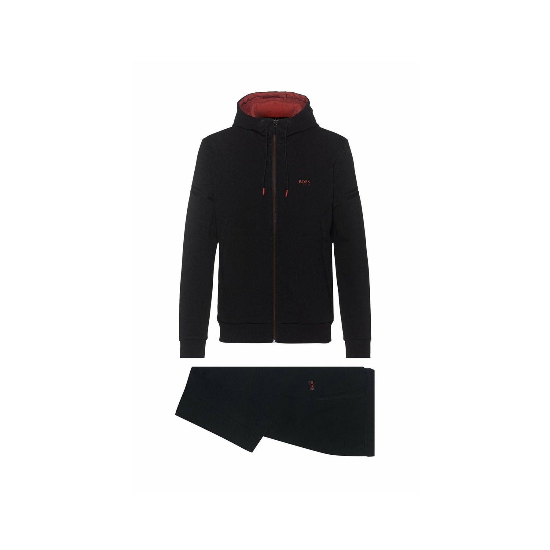 HUGO BOSS Hooded Tracksuit Set - Black
