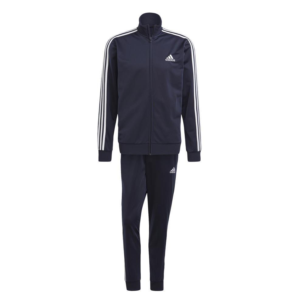 adidas Essentials 3-Stripes Track Suit - Legend Ink/White