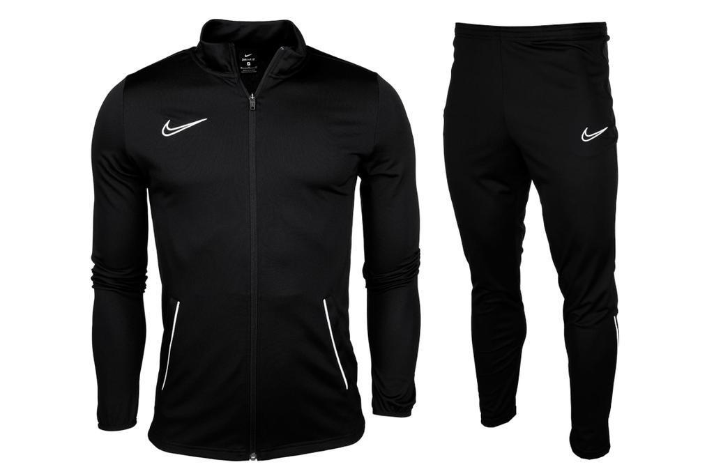 Nike Dri-Fit Academy Knit Football Tracksuit - Black/White