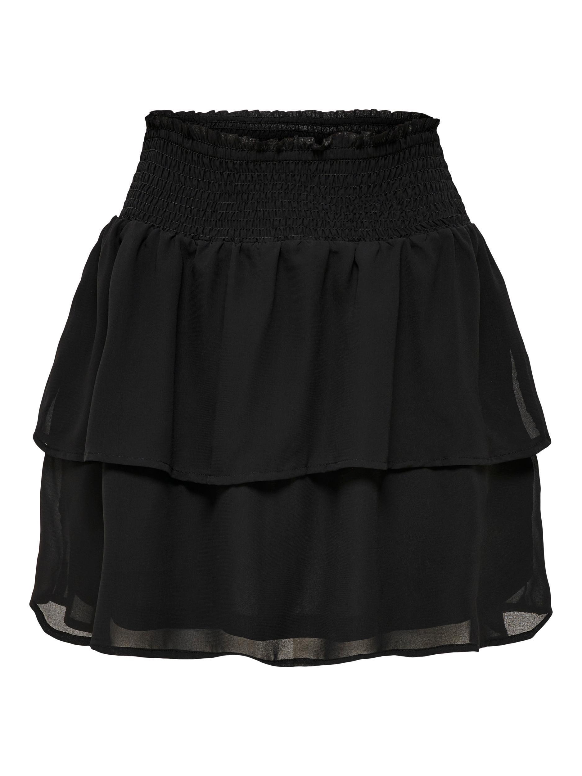 Only Ann Star Skirt - Black