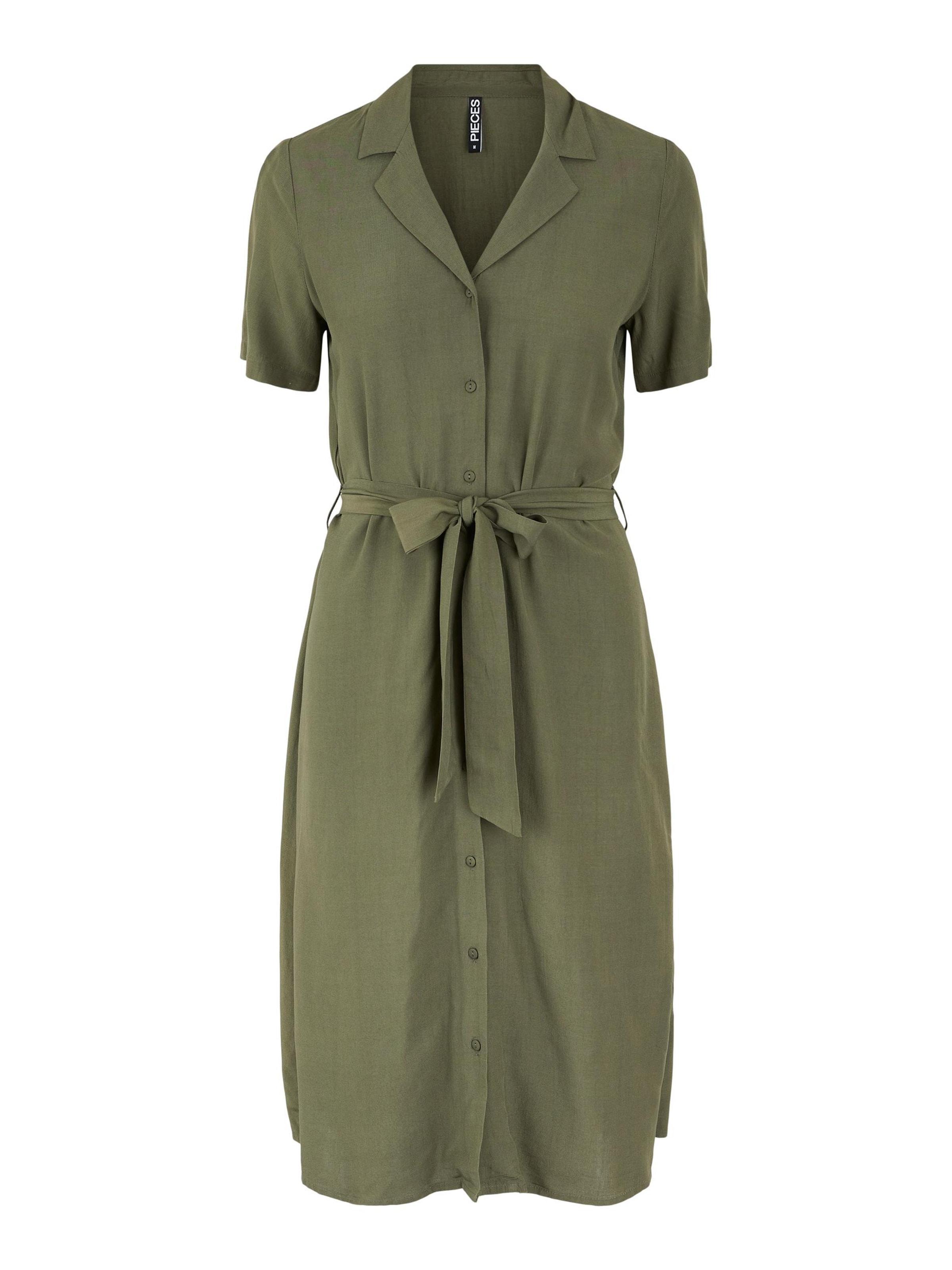 Pieces Olivia Shirt Dress - Grape leaf