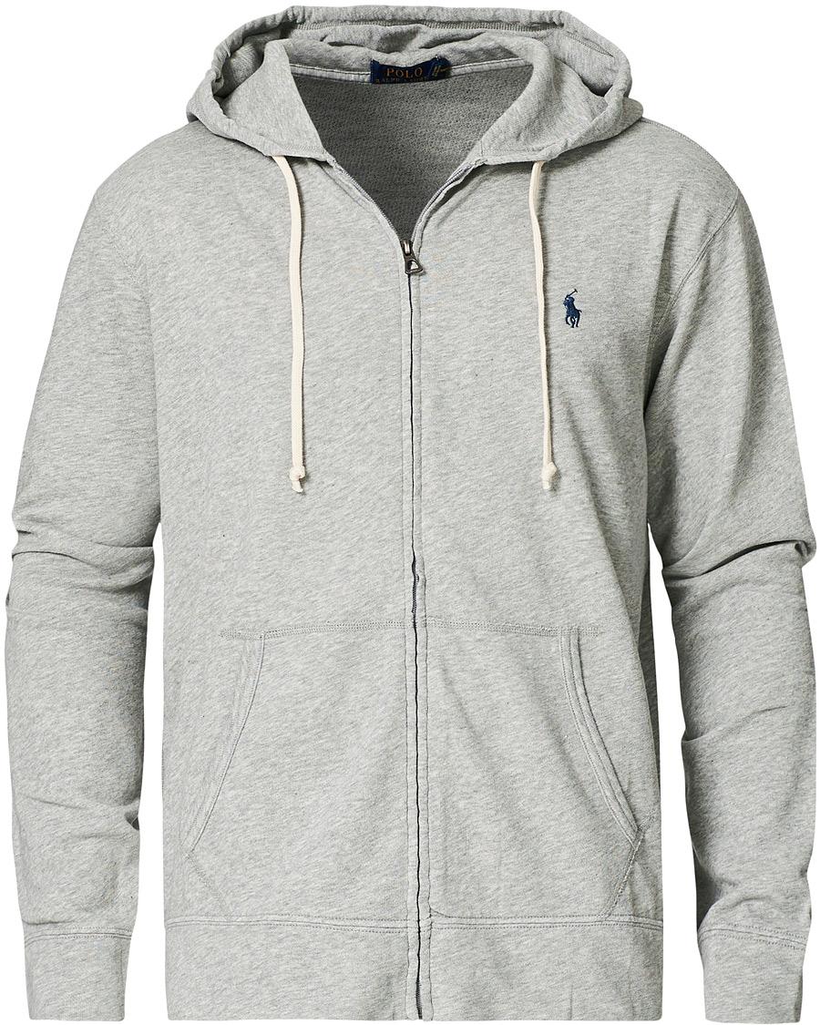 Polo Ralph Lauren Full Zip Hoodie - Light Grey Heather