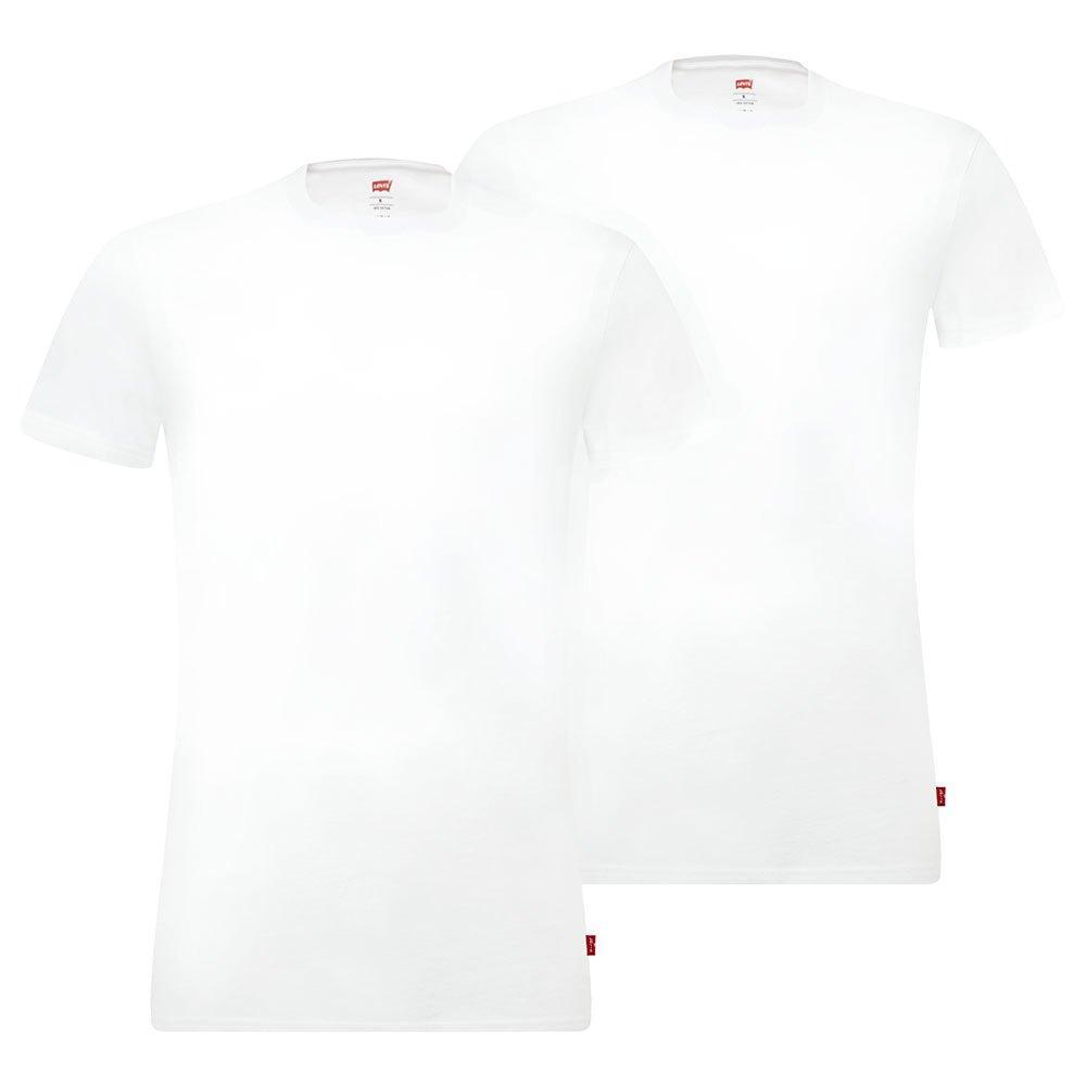 Levi's Slim Fit Crewneck T-shirt 2-pack - White