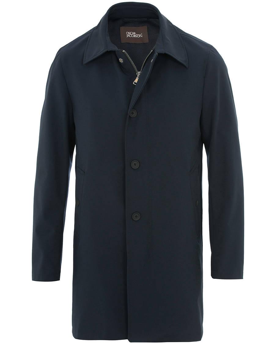 Oscar Jacobson Johnsson Coat - Dark Blue