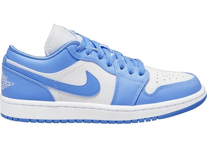 Nike Air Jordan 1 Low UNC W - University Blue/White