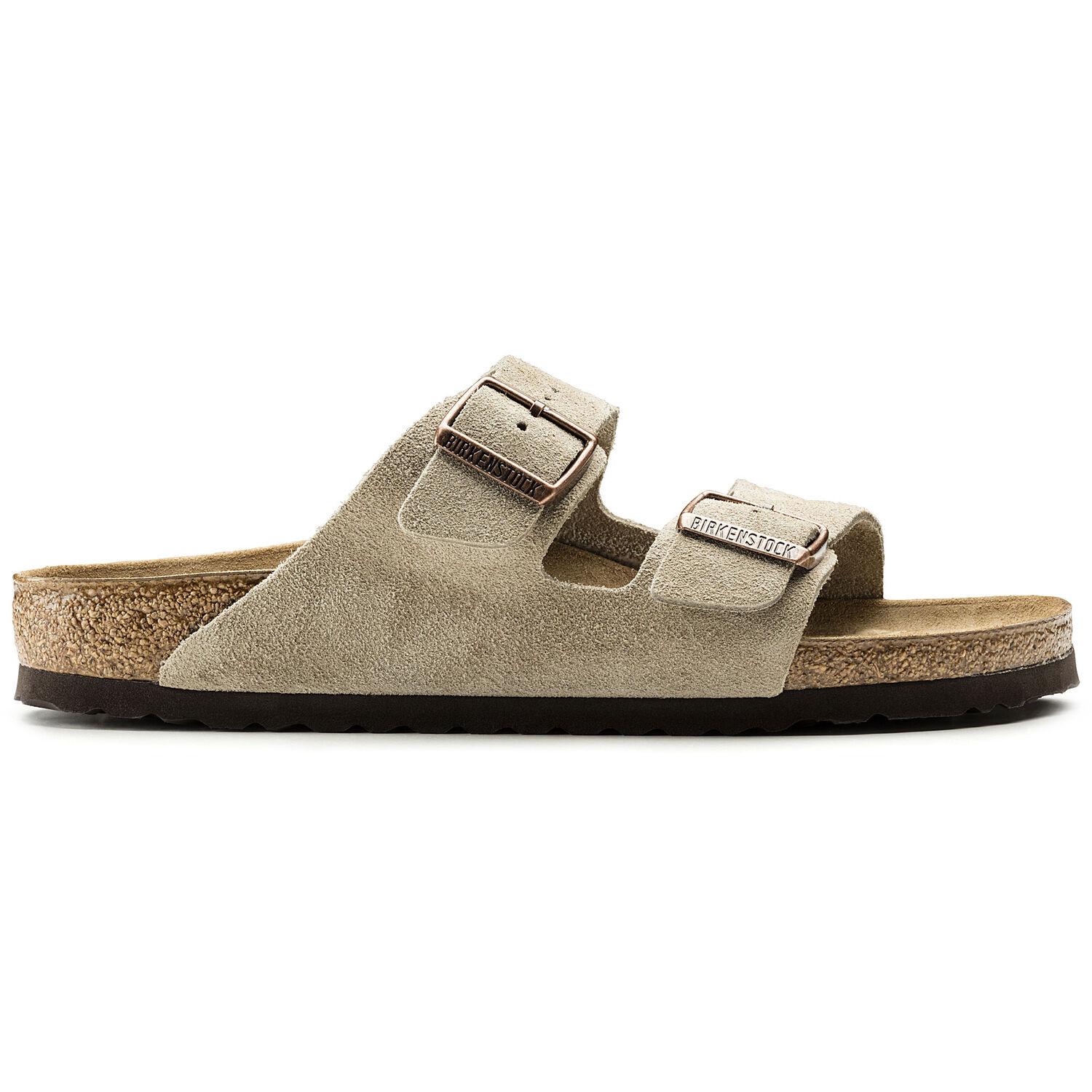 Birkenstock Arizona Suede Leather - Taupe