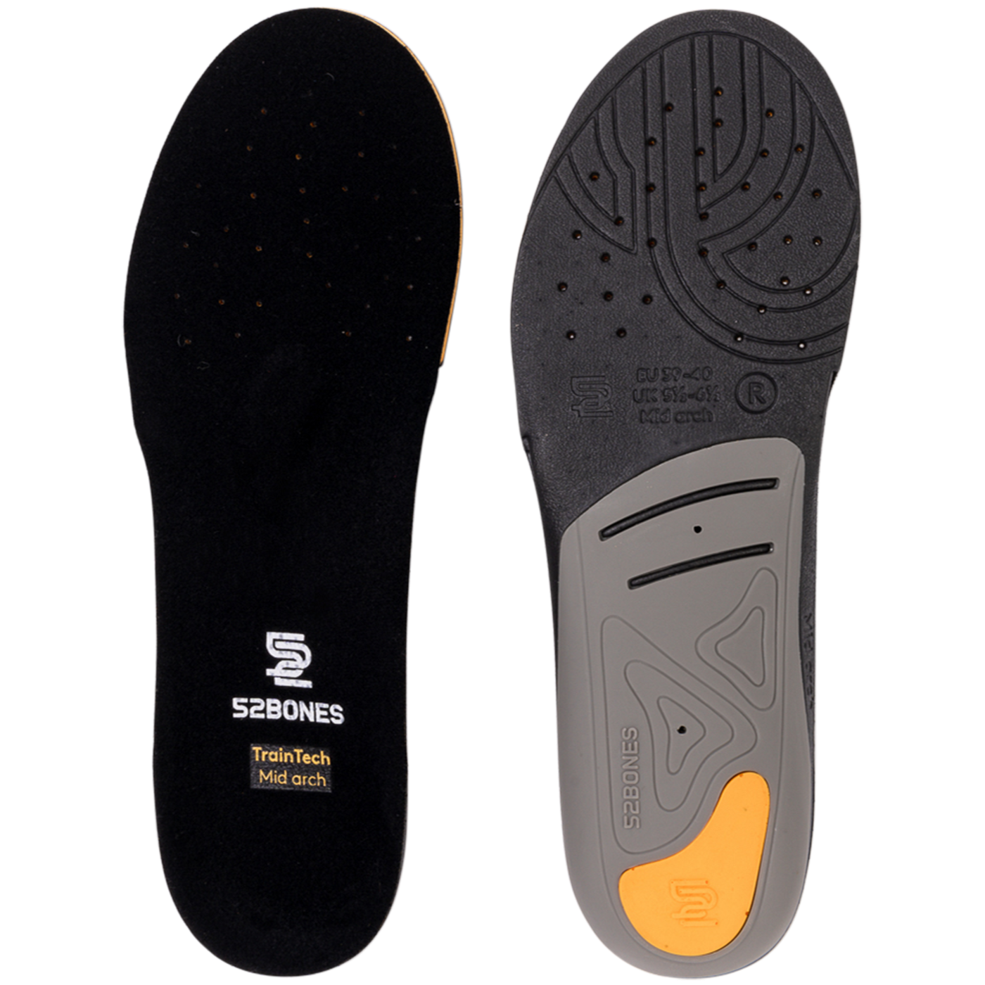 52 Bones Train Tech Mid Arch Insoles
