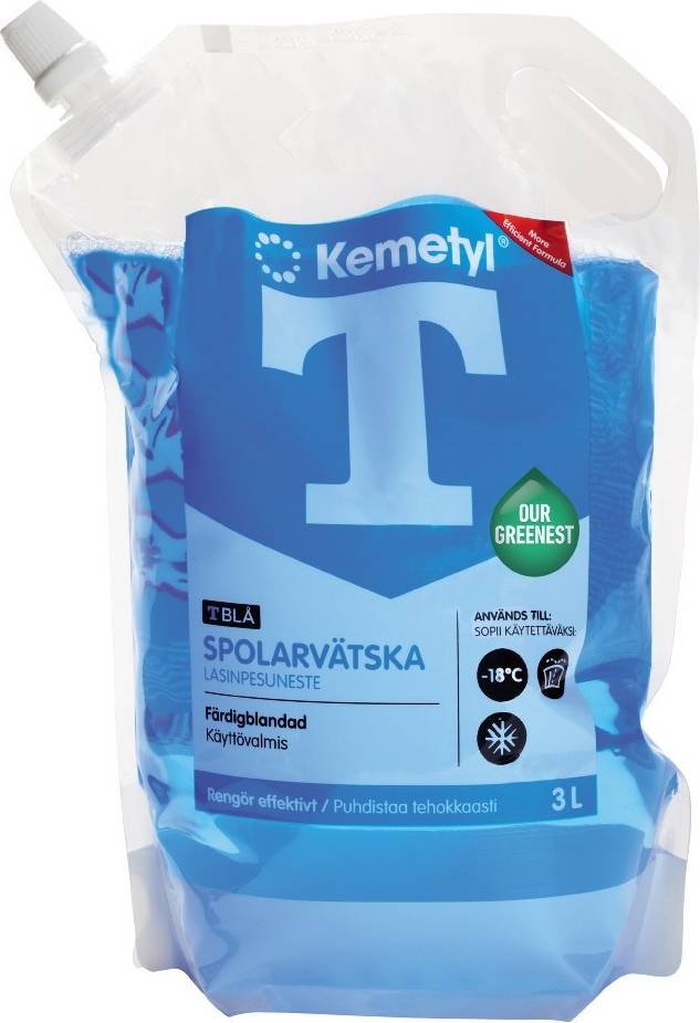 Kemetyl T-Blå Spolarvätska 3L