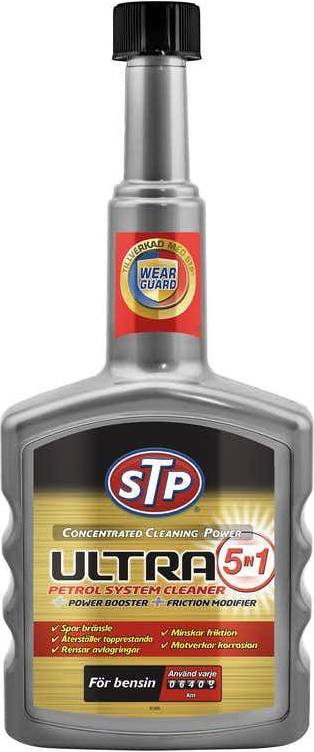 STP Bränsletillsats Ultra 5-In-1 Bensin 400Ml Tillsats