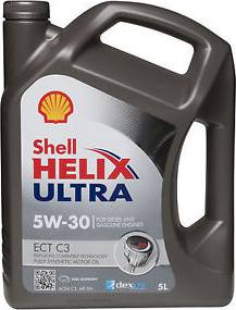Shell Helix Ultra ECT C3 5W-30 Motorolja 5L