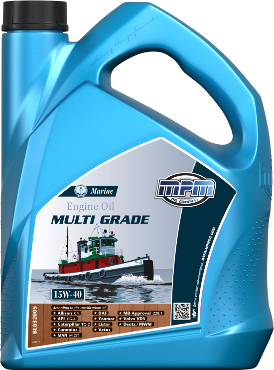 MPM Marin 15W-40 Multi Grade 5 Motorolja