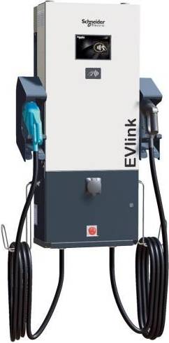 Schneider Electric EVLink Ladestander 24DC/22AC CHAdeMO + Combo 2 T2