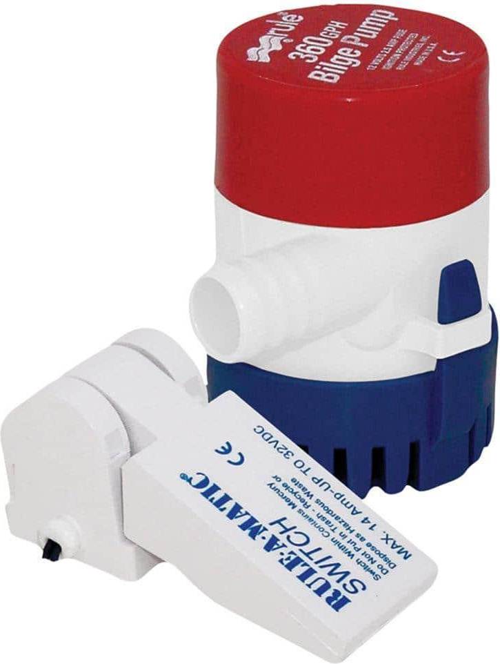 Rule Dränkbar länspump 360 m nivåbrytare.12V