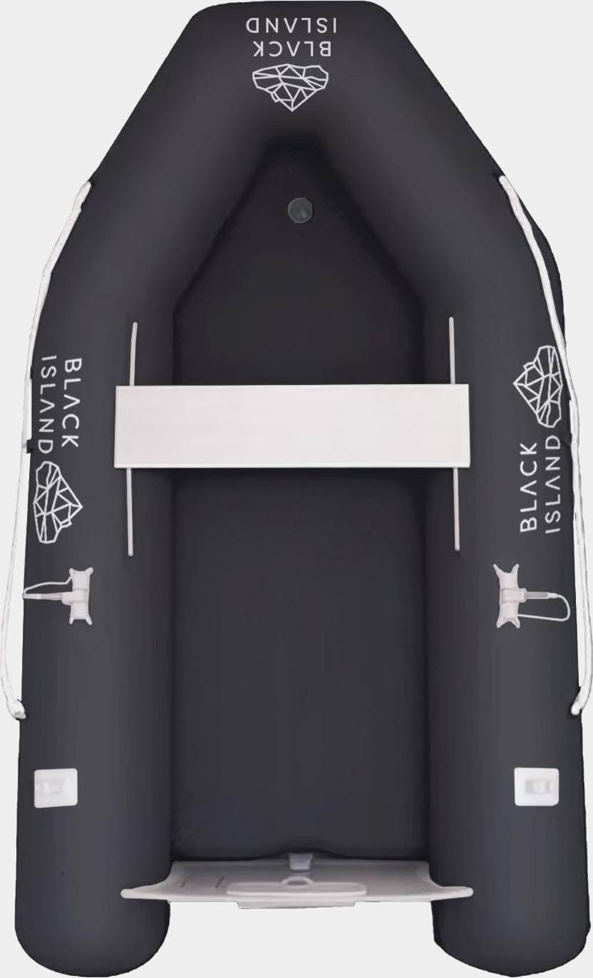 Black Island Gummibåt LIGHT 230 Luftdurk Svart