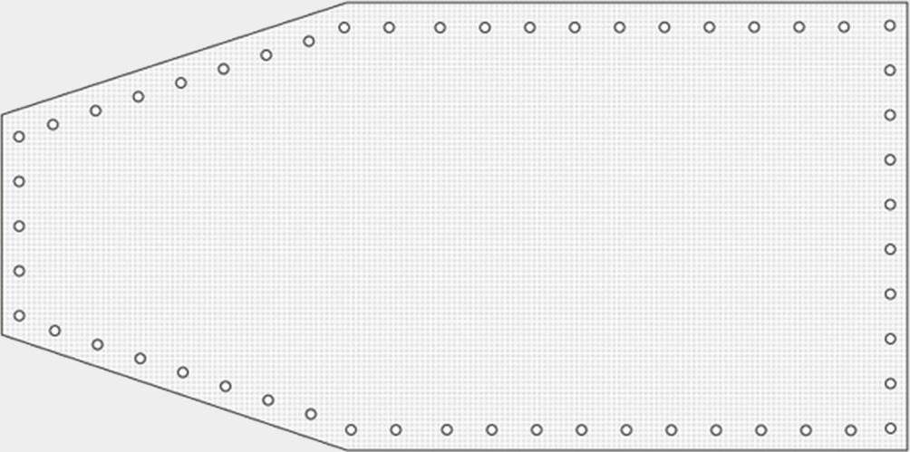 Peite Qvarken Hexagon Flex 6X10m 250g/m2
