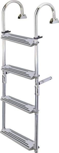 Lalizas BADSTEGE BÅGE 4 VRIDBARA STEG