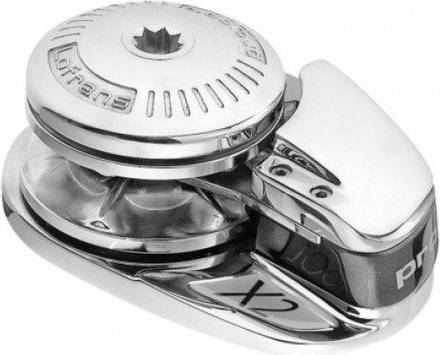 Lofrans ankarspel x2 krom 12v 1000w låg, 10mm kätting din 766